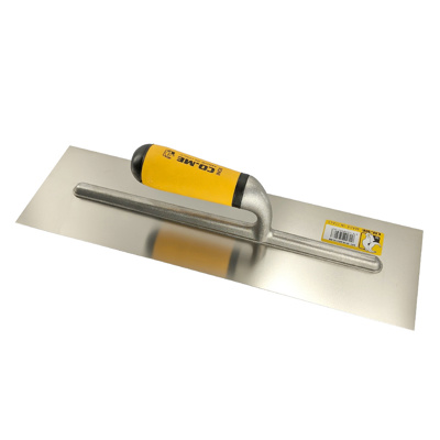 Co.Me 381IN Stainless-Steel Finishing Trowel, 16in w/ Comfort Soft Handle