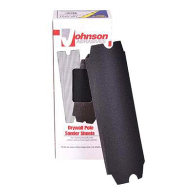 Johnson Abrasives Lightning Paper Sanding Sheets, 4-3/16in x 11-1/4in, 120-C Grit, 100pk